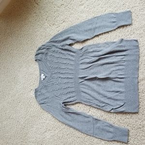 Grey maternity sweater